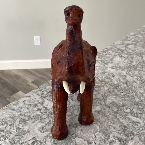 Vintage Elephant Leather Ears - Picture 2 of 5